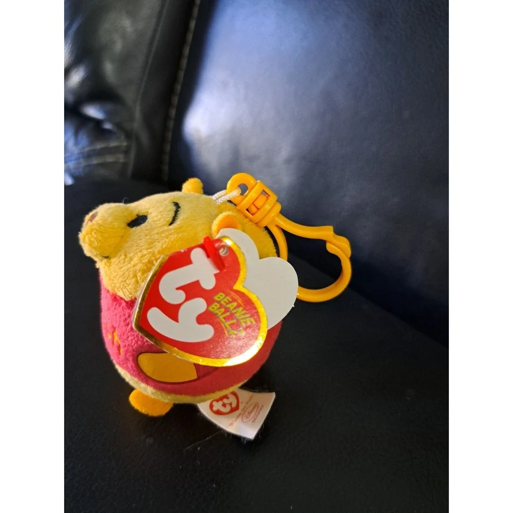 Ty Beanie Ballz Winnie the Pooh Bear Ball 4